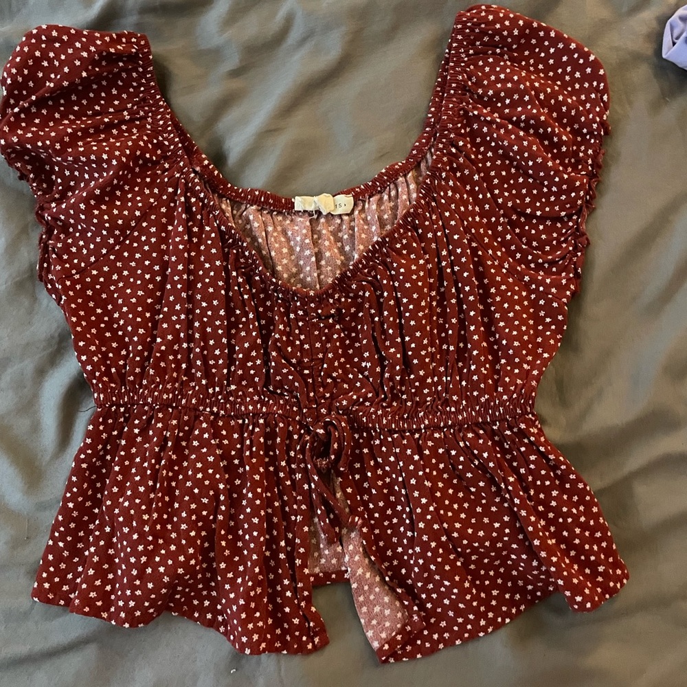 Pacsun maroon shirt